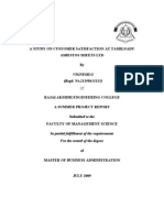 A Study On Customer Satisfaction at Tamilnadu Asbestos Sheets LTD by