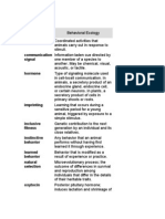 Glossary Behavior (Social Interactions)