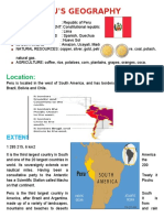 Peru'S Geography: Location