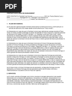 El Contrato de Management Pro-Artista