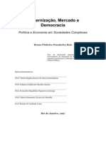 Modernização, Mercado e Democracia: Política e Economia em Sociedades Complexas