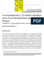 Inundaciones y Cambio Climático en Zona Metropolitana Del Valle de México