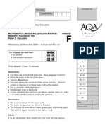 Mathematics (Modular) (Specification B) 43005/2F Module 5 Foundation Tier Paper 2 Calculator