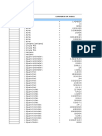 Metric Conversion Table V1.0