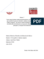 Ensayo Del Proyecto Educativo Orden