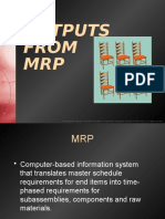 Output From MRP