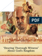 Watchtower: "Bearing Thorough Witness" About God's Kingdom - 2009