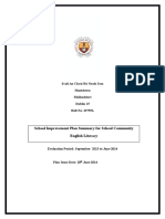 English Literacy School Improvement Plan