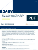 2013 Pan European Private Equity Performance Benchmarks Study Evca Thomson Reuters Final Version