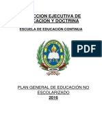 Plan No Escolarizado 2016 PDF