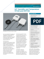 Vaisala HUMICAP® Humidity and Temperature Transmitters HMT120 and HMT130