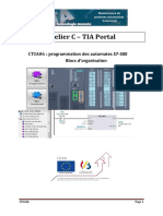 CTIA06 - Programmation Des Automates S7-300 - Les Blocs D'organisation (OB) PDF