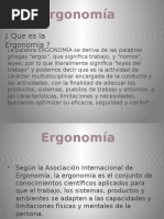 Ergonomia y Logistica en El Trabajo