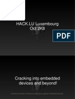 Pastor - Cracking Into Embedded Devices - Hack - Lu2k8