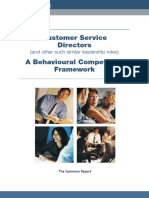 Glowinkowski Customer Service Directors - Behavioural Competency Framework