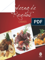 Caderno Receitas Carne