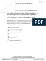 Ibuprofen PH Solubility Profile