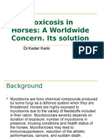 Mycotoxicosis in Horses: A Worldwide Concern. Its Solution: DR - Kedar Karki