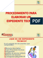 Que Es Un Expediente Tecnico