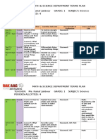 Math & Science Department Terms Plan 2015/2016 TEACHER: Ms. Rahaf Jabbour GRADE: 1 SUBJECT: Science Periods Allotted: 4