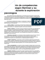 Clasificación de Competencias Laborales Según Bartman y Su Detección Durante La Exploración Psicológica