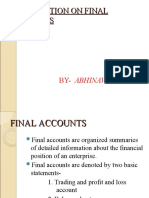 Final Accounts