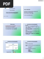 Cours de Chromatographie L3 Pro Synthese PDF