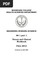 NS1p1 Theory and Clinical Workbook FALL 13 07-12-13 - CLee