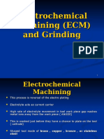 Electrochemical Machining (ECM) and Grinding