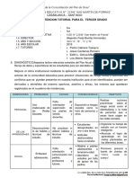 Plan de Tutoria 3er Grado 2016