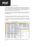 Vincular Datos Entre Word y Excel