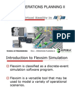 A Virtual Reality in Flexsim