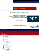 L TEX Typesetting: Muhammad Najmi Bin Ahmad Zabidi