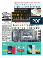 Journal LE SOIR D ALGERIE Du 23.03.2016 PDF