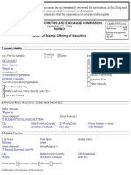 Sec Form D