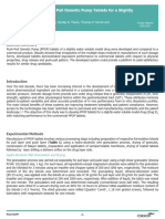 Development of Push-Pull Osmotic Pump Tablets For A Slightly