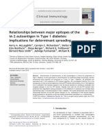 Relationships Between Major Epitopes of The IA-2 Autoantigen in Type 1 Diabetes: Implications For Determinant Spreading