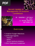 Recent Update in The Management of Invasive Fungal Infection