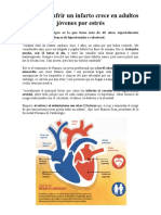 Riesgo de Sufrir Un Infarto Crece en Adultos Jóvenes Por Estrés PDF