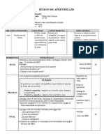 Sesion de Aprendizaje - El Punto