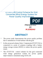 A STATCOM-Control Scheme For Grid Connected Wind Energy System For Power Quality Improvement