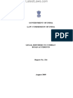 Law Commission Report No. 234 - Legal Reforms To Combat Road Accidents PDF