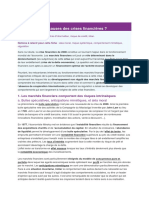 Quelles Sont Les Causes Des Crises Financières