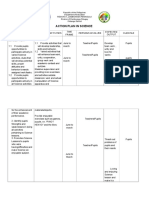 Action Plan in Science