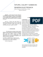 Temperatura, Calor y Gases en Ingenieria Electronica