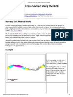 Construct A Fold Cross-Section Using The Kink Method