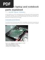 All Main Laptop and Notebook Parts Explained