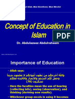 Concept of Education in Islam: Dr. Abdulazeez Abdulraheem