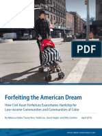 Forfeiting The American Dream: How Civil Asset Forfeiture Exacerbates Hardship For Low-Income Communities and Communities of Color