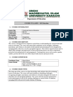 Department of Education: Course Syllabus - Ms Education 1. Course Information